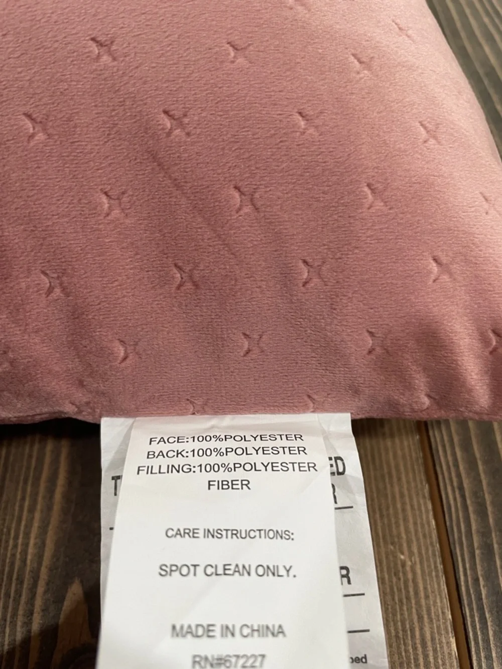 Blush Decorative Throw Pillow